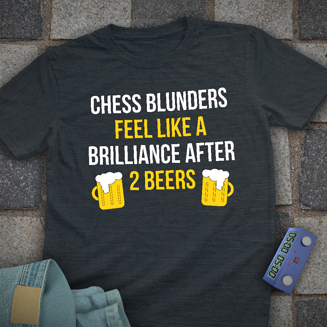 Blunders Beers Chess T-Shirt