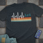 Retro Heartbeat 1.e4 Chess T-Shirt
