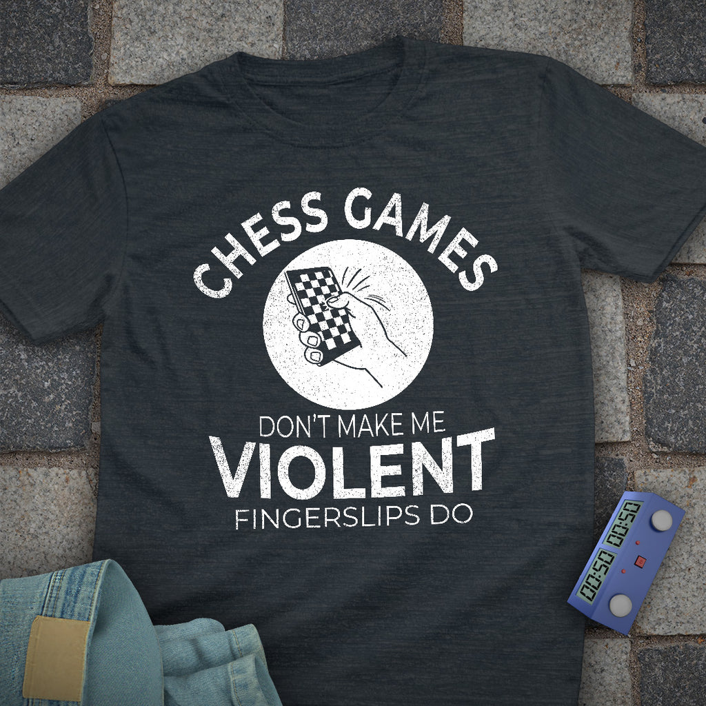 Fingerslip Violent Chess T-Shirt