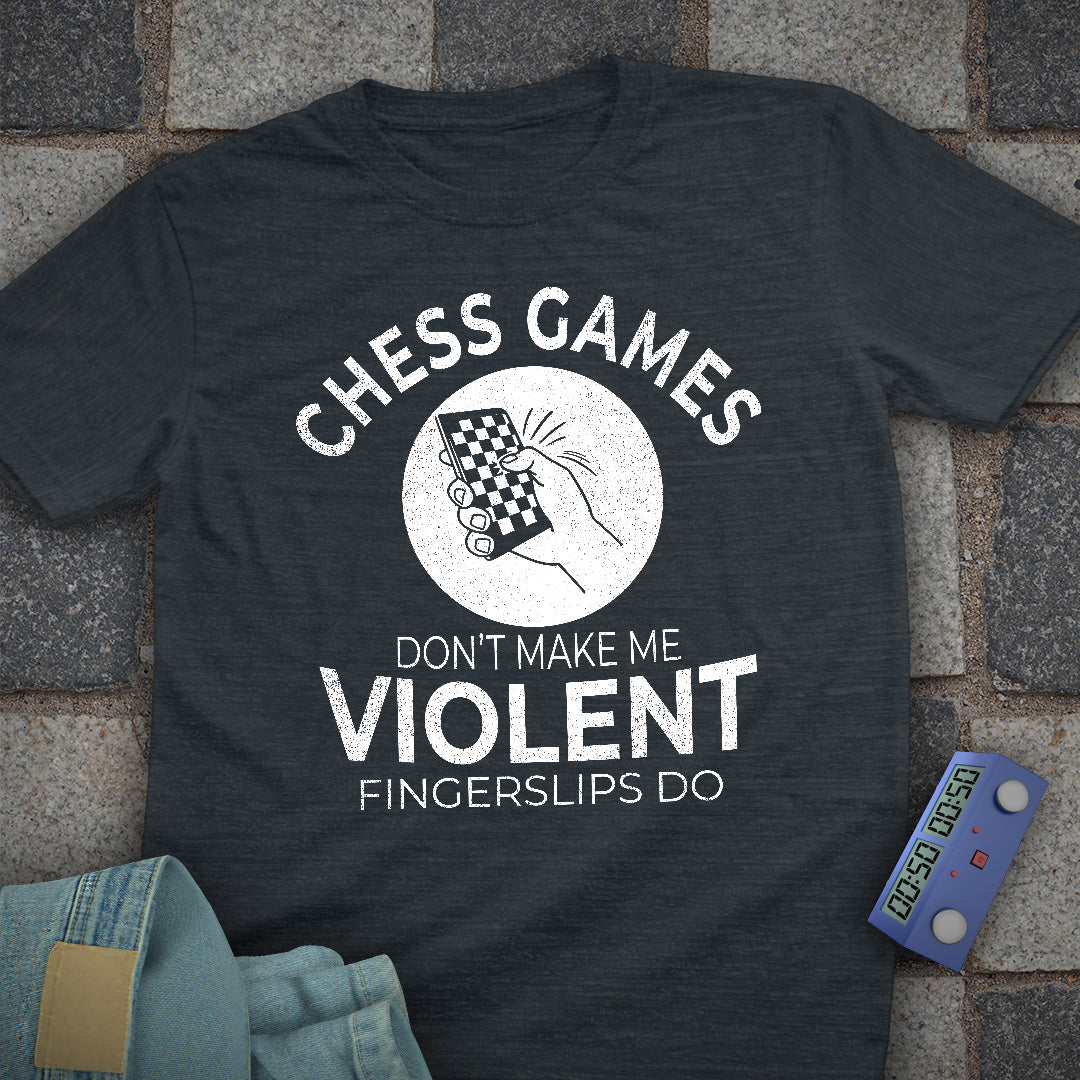 Fingerslip Violent Chess T-Shirt