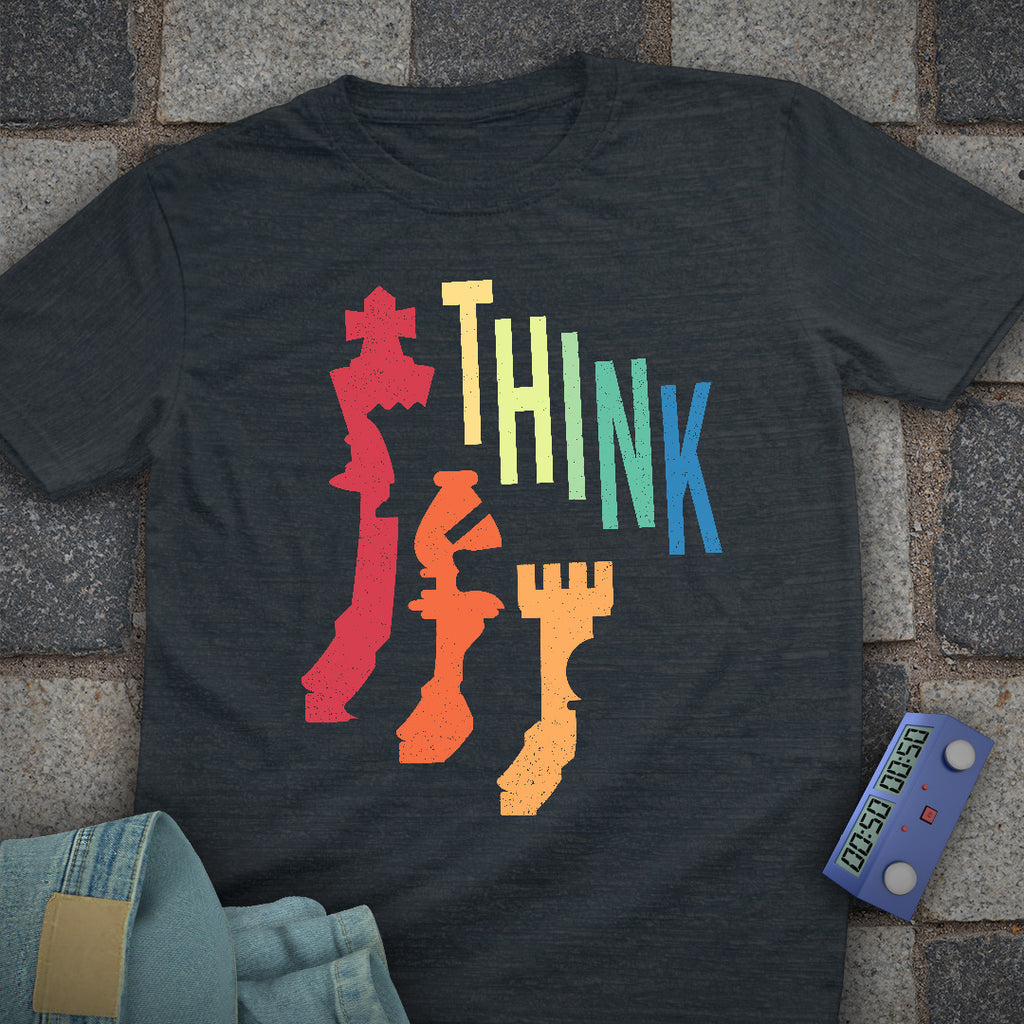 Think Shadow Retro Chess T-Shirt