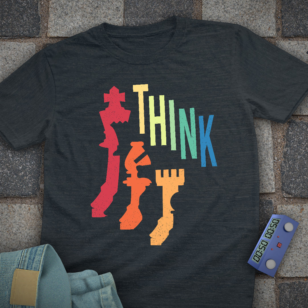 Think Shadow Retro Chess T-Shirt
