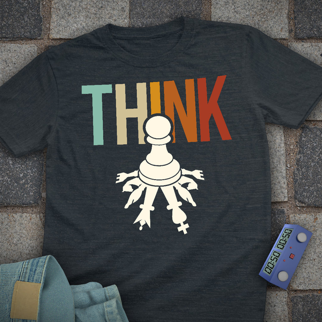 Think Shadow Outdoor Chess T-Shirt