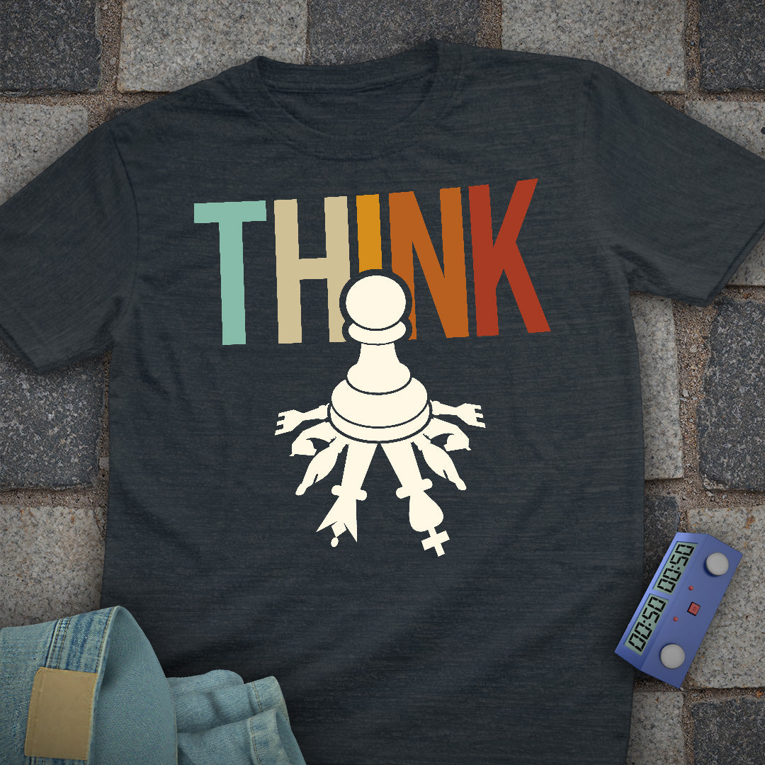 Think Shadow Outdoor Chess T-Shirt