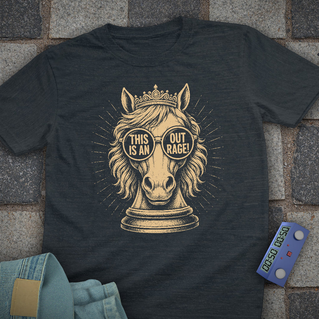 Outrage Knight Chess T-Shirt