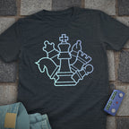 Shadow Shapes Chess T-Shirt