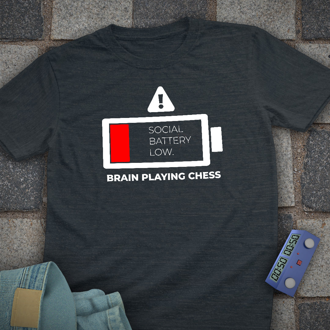 Battery Low Chess T-Shirt