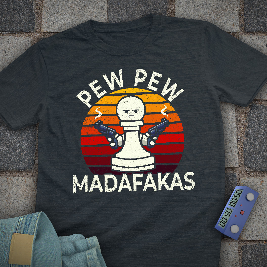 Pew Pew Chess Pawn T-Shirt