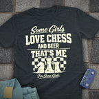 Girl's Chess Beer T-Shirt