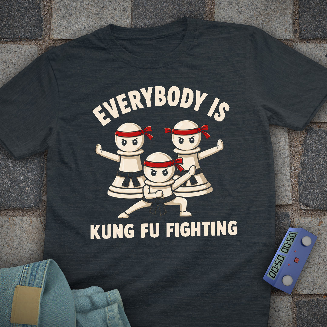 Kung Fu Fighting Chess T-Shirt