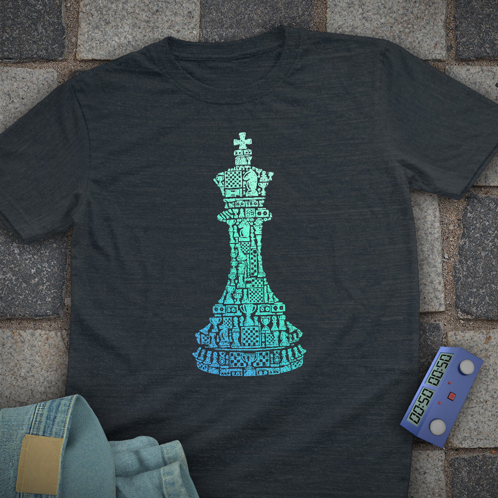 Gradient Shapes Chess T-Shirt