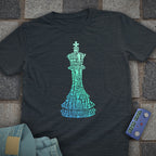 Gradient Shapes Chess T-Shirt