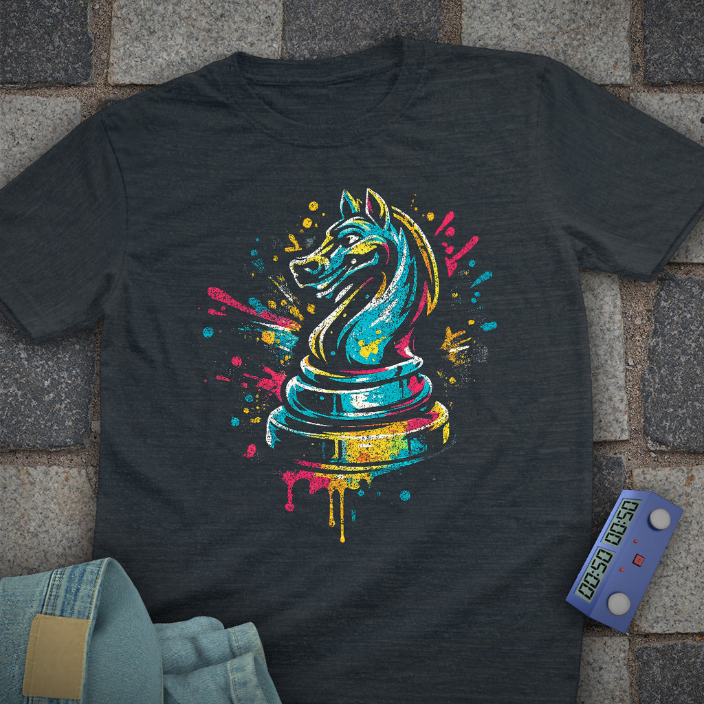 Knight Splash Chess T-Shirt