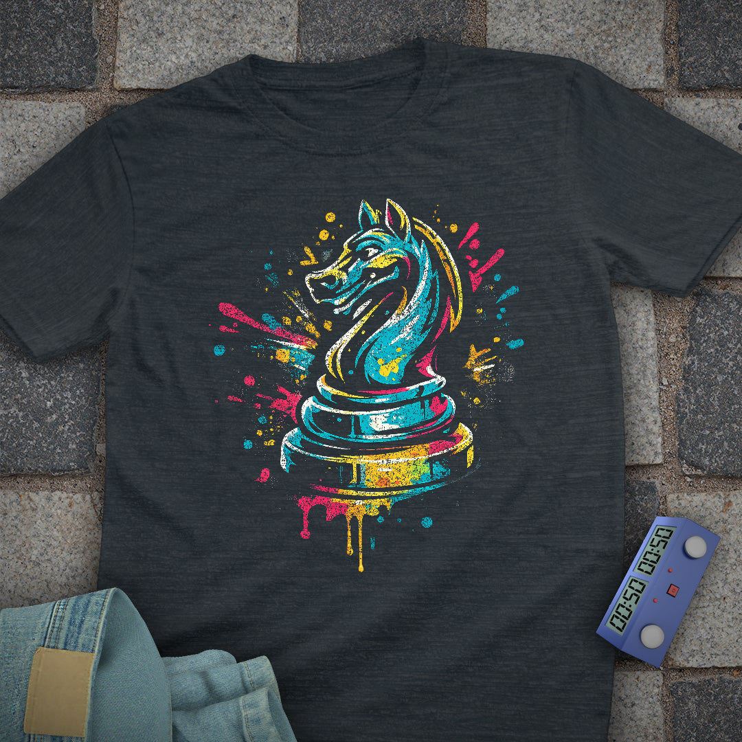Knight Splash Chess T-Shirt