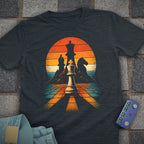 Retro Mountain Chess T-Shirt