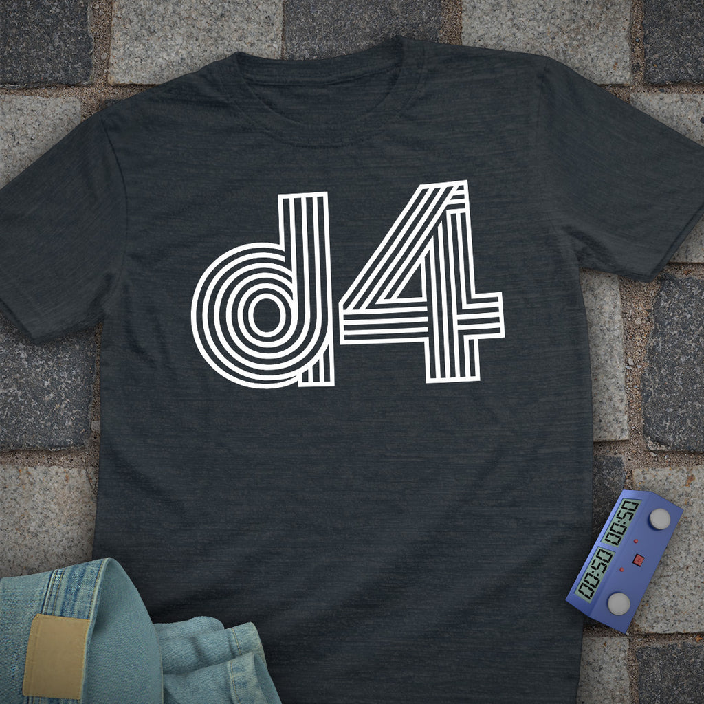 Line Art d4 Chess T-Shirt