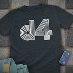Line Art d4 Chess T-Shirt