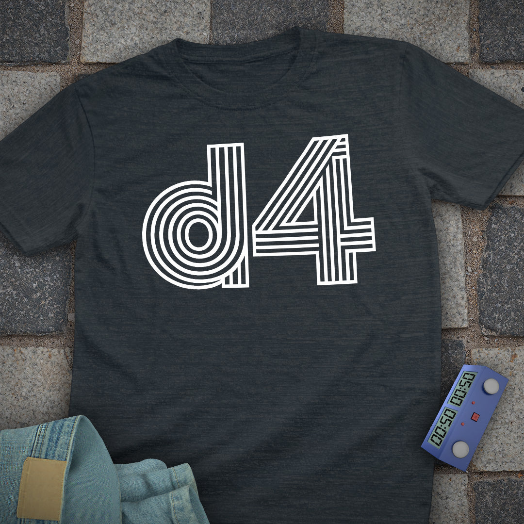 Line Art d4 Chess T-Shirt