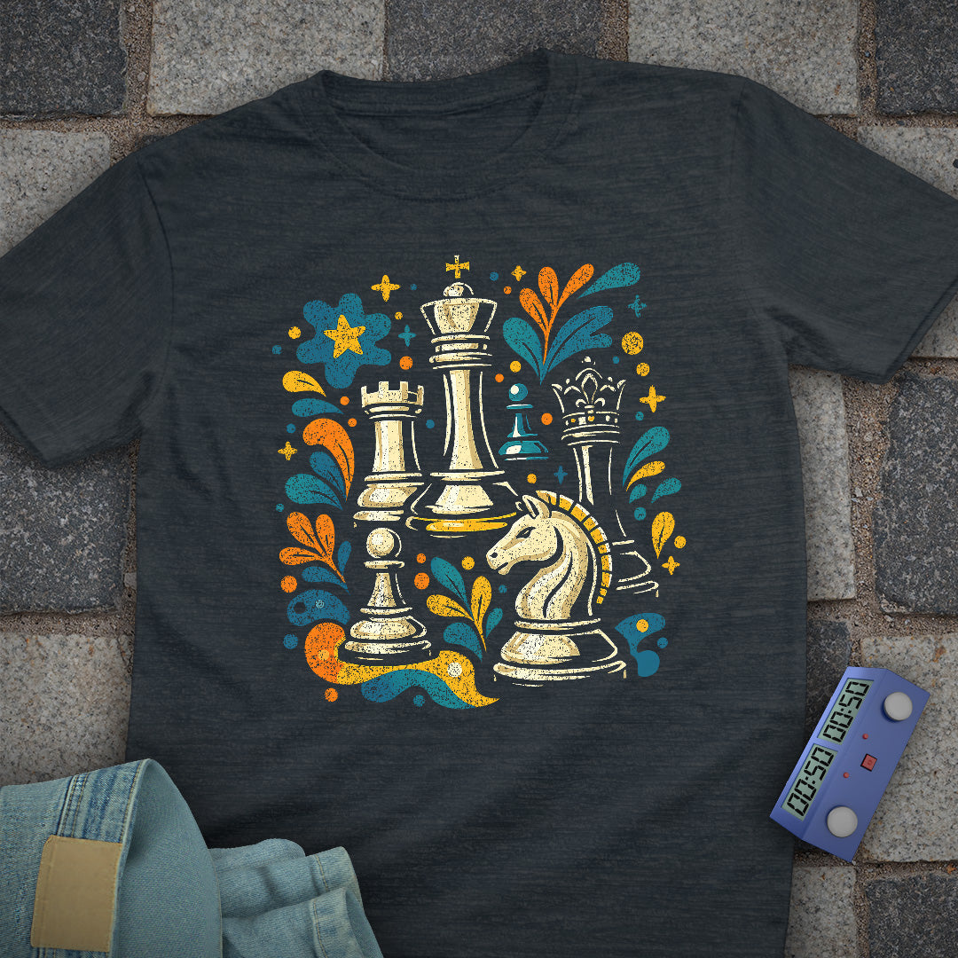 Floral Chess T-Shirt