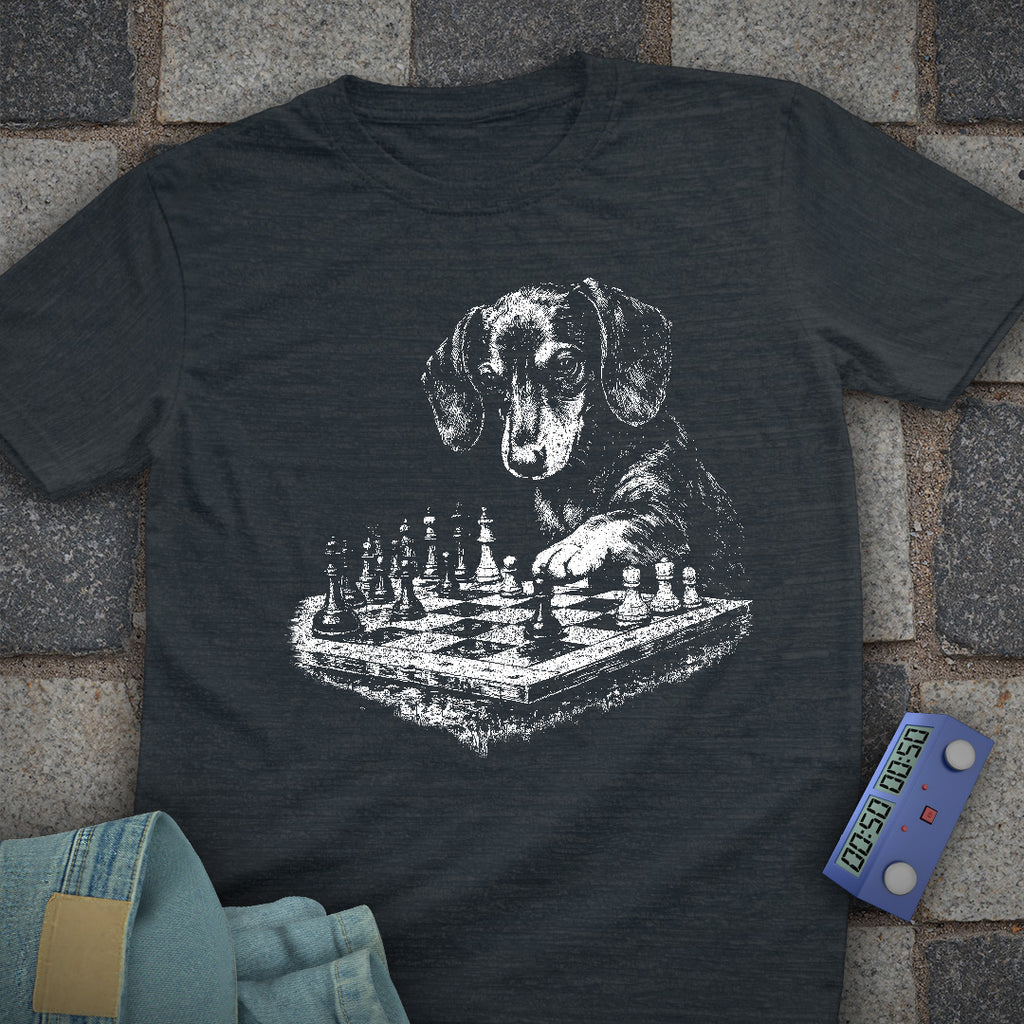 Dog Playing Chess T-Shirt