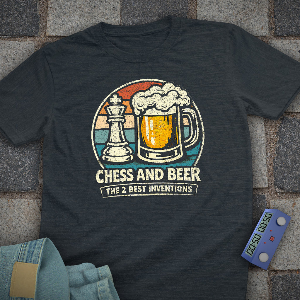 Beer Retro Chess T-Shirt