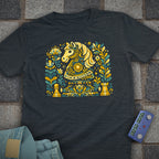 Knight Floral Chess T-Shirt