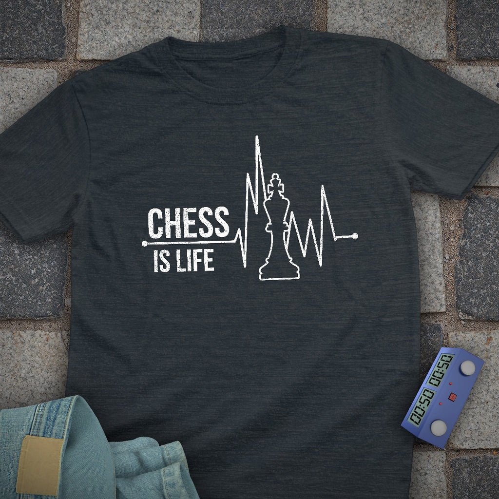Chess is Life Heart T-Shirt