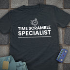 Time Scramble Specialist Chess T-Shirt