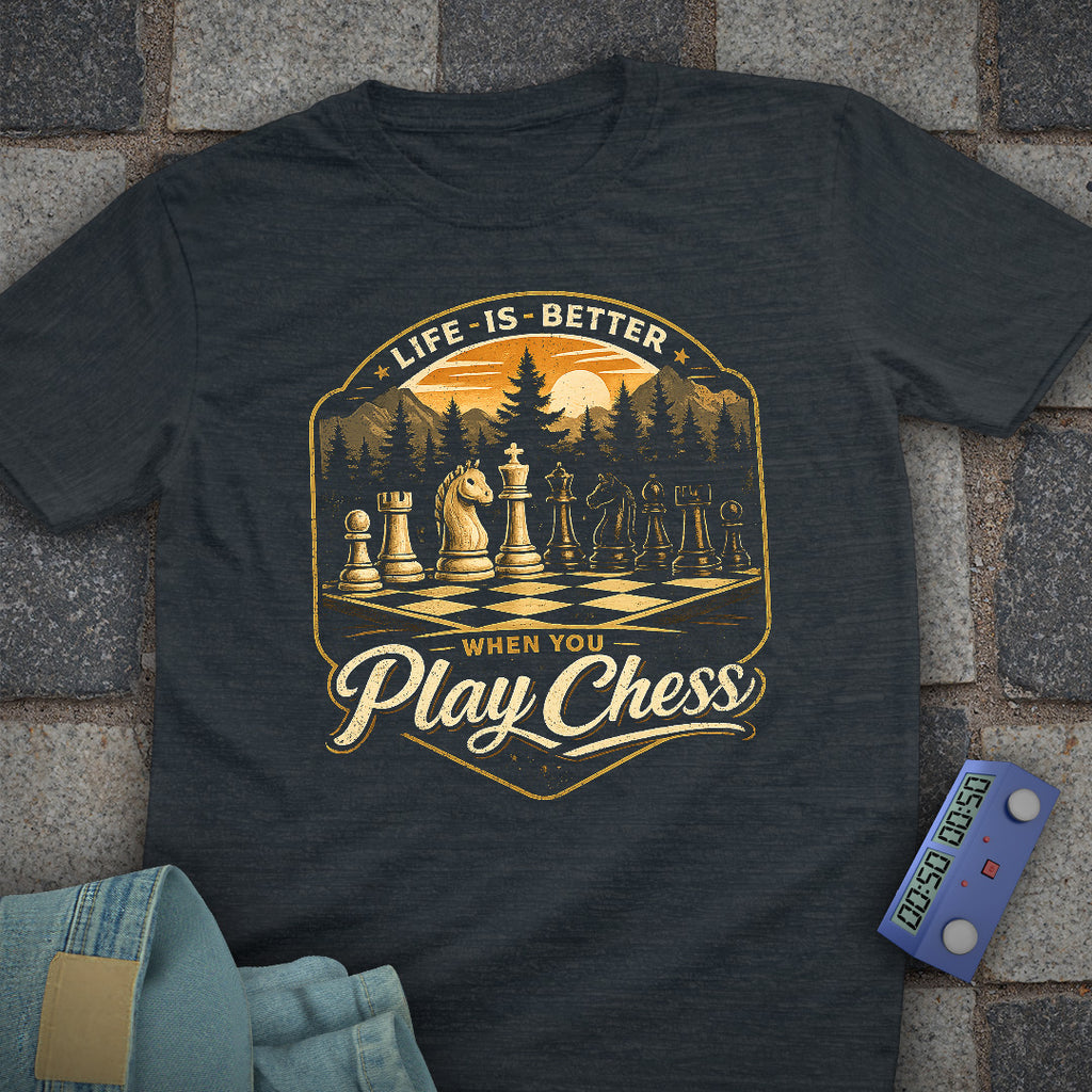 Life is Better Chess T-Shirt
