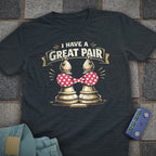 Bishop Pair Bra Chess T-Shirt
