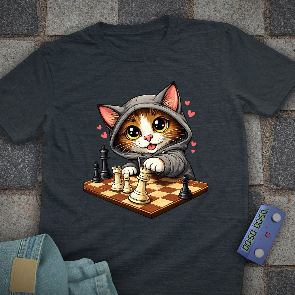 Cat Hoody Chess T-Shirt