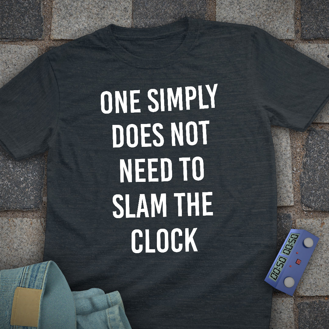 Clock Slam Chess T-Shirt