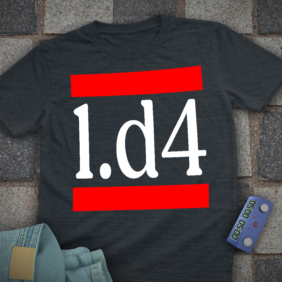 1.d4 Chess Loud T-Shirt