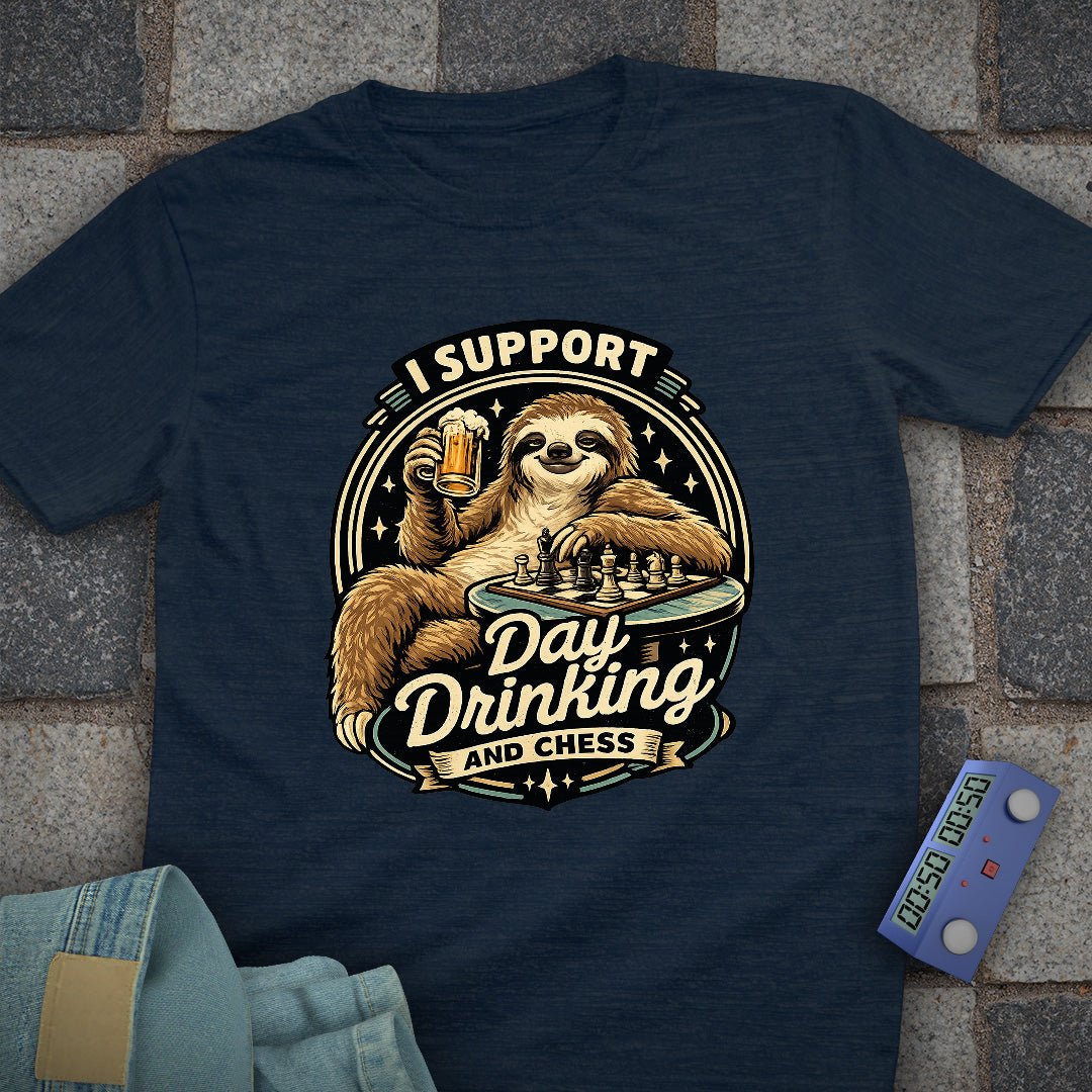 Support Day Drinking Chess T-Shirt