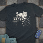 Cat Attention Chess T-Shirt