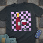 Chess Mom Wine T-Shirt