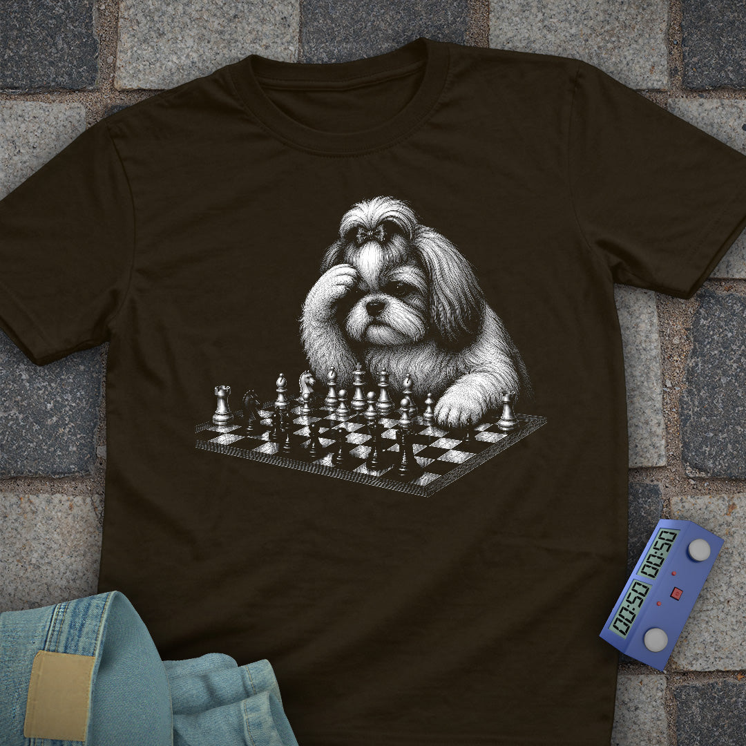 Shih Tzu Chess T-Shirt