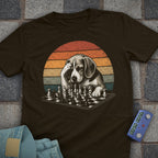 Retro Beagle Chess T-Shirt
