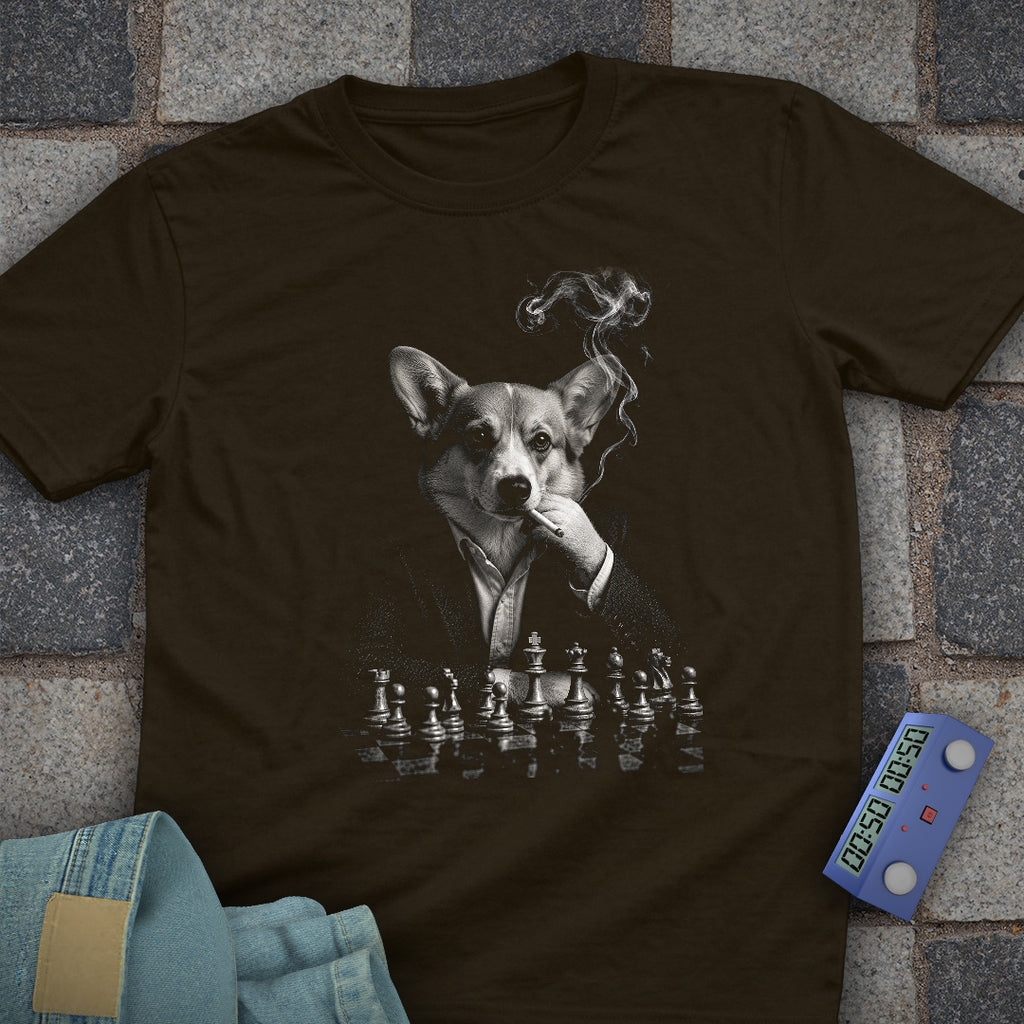 Corgi Dog Smoking T-Shirt