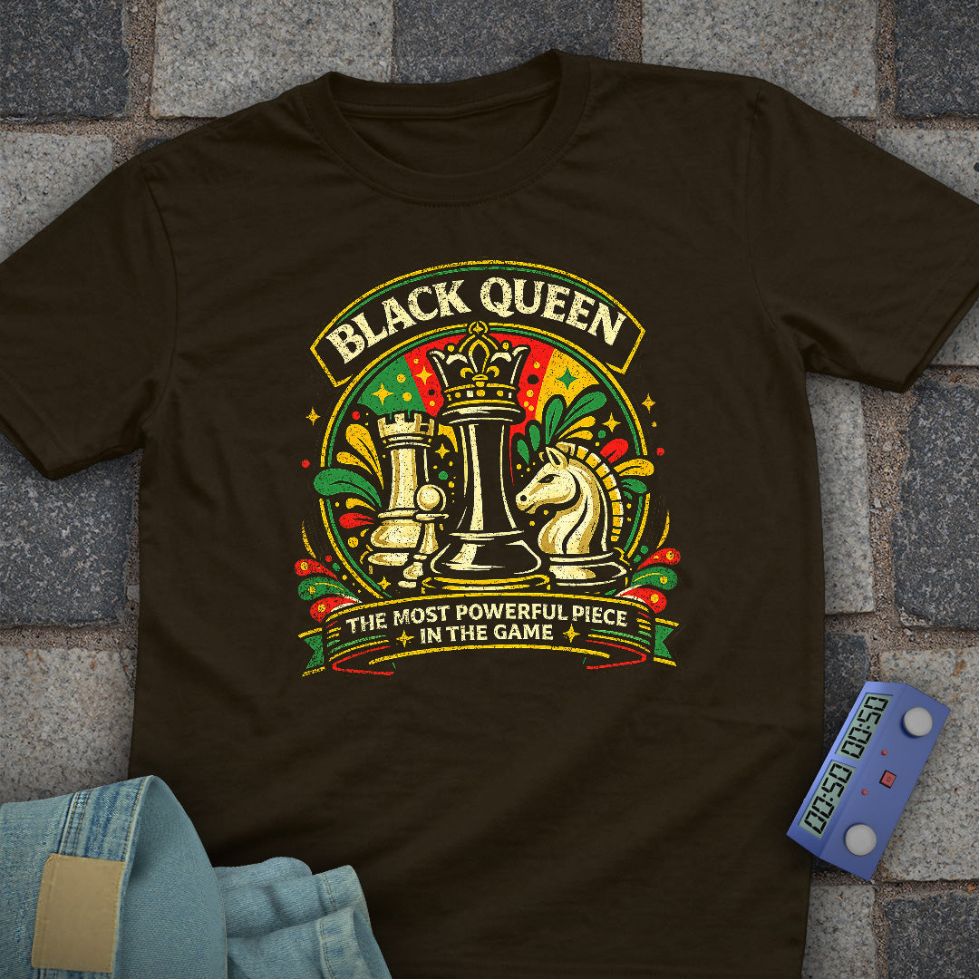 Black Queen Chess T-Shirt
