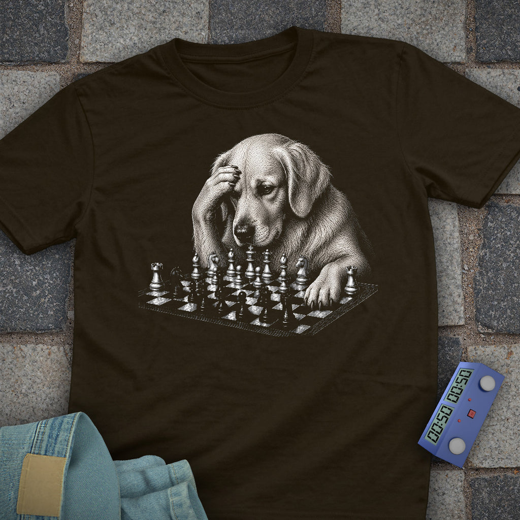 Golden Retriever Chess T-Shirt