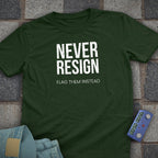 Never Resign Chess T-Shirt