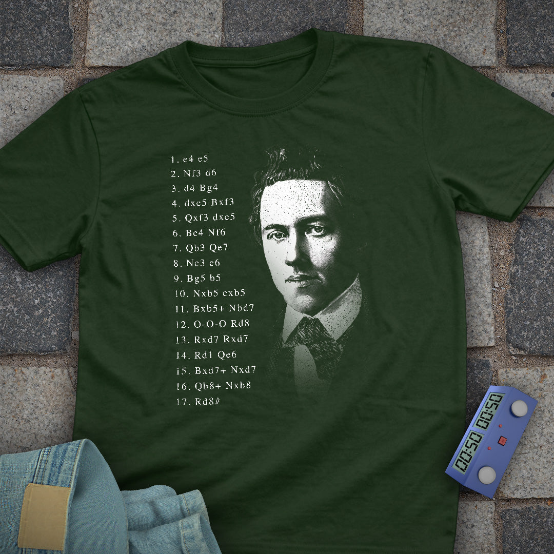Morphy Immortal Chess T-Shirt