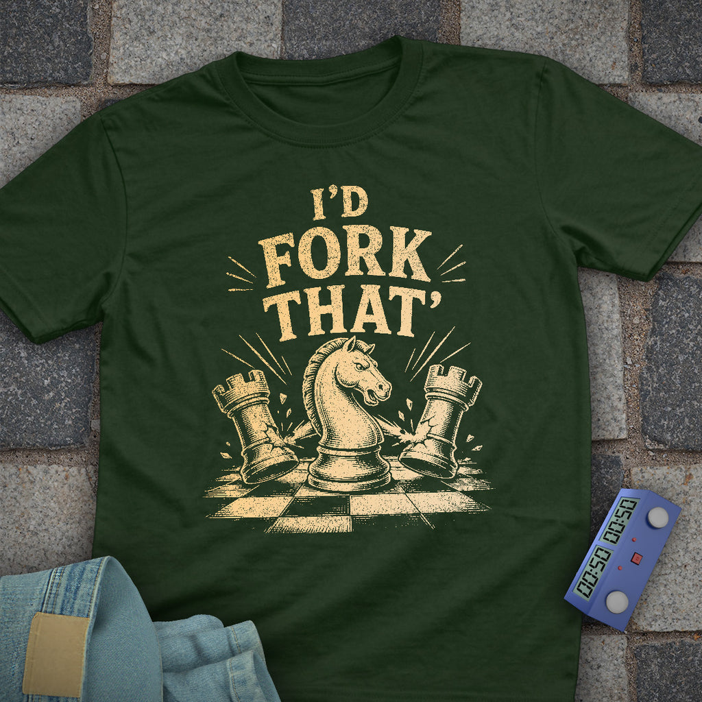 I'd Fork That Chess T-Shirt