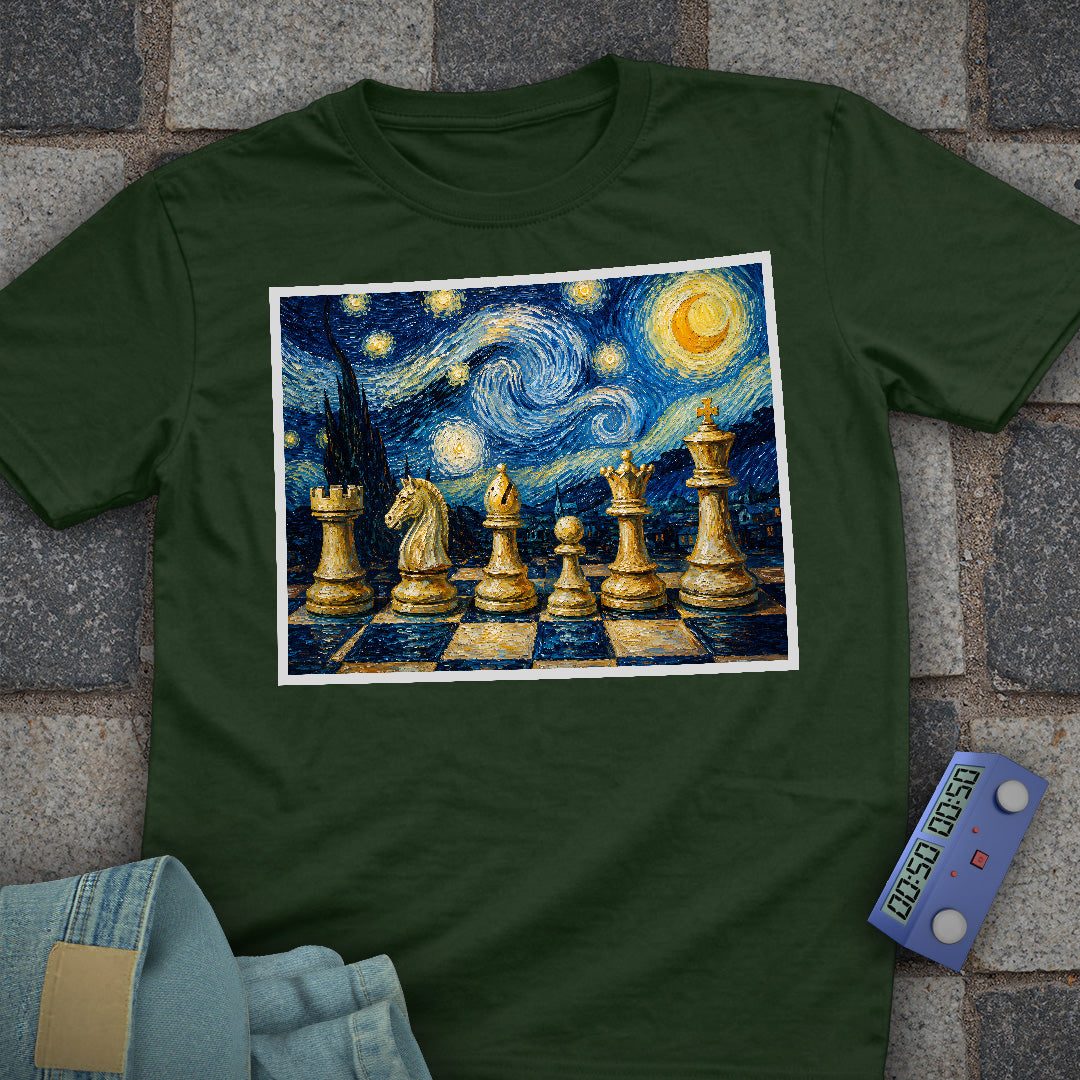 Van Gogh Chess T-Shirt