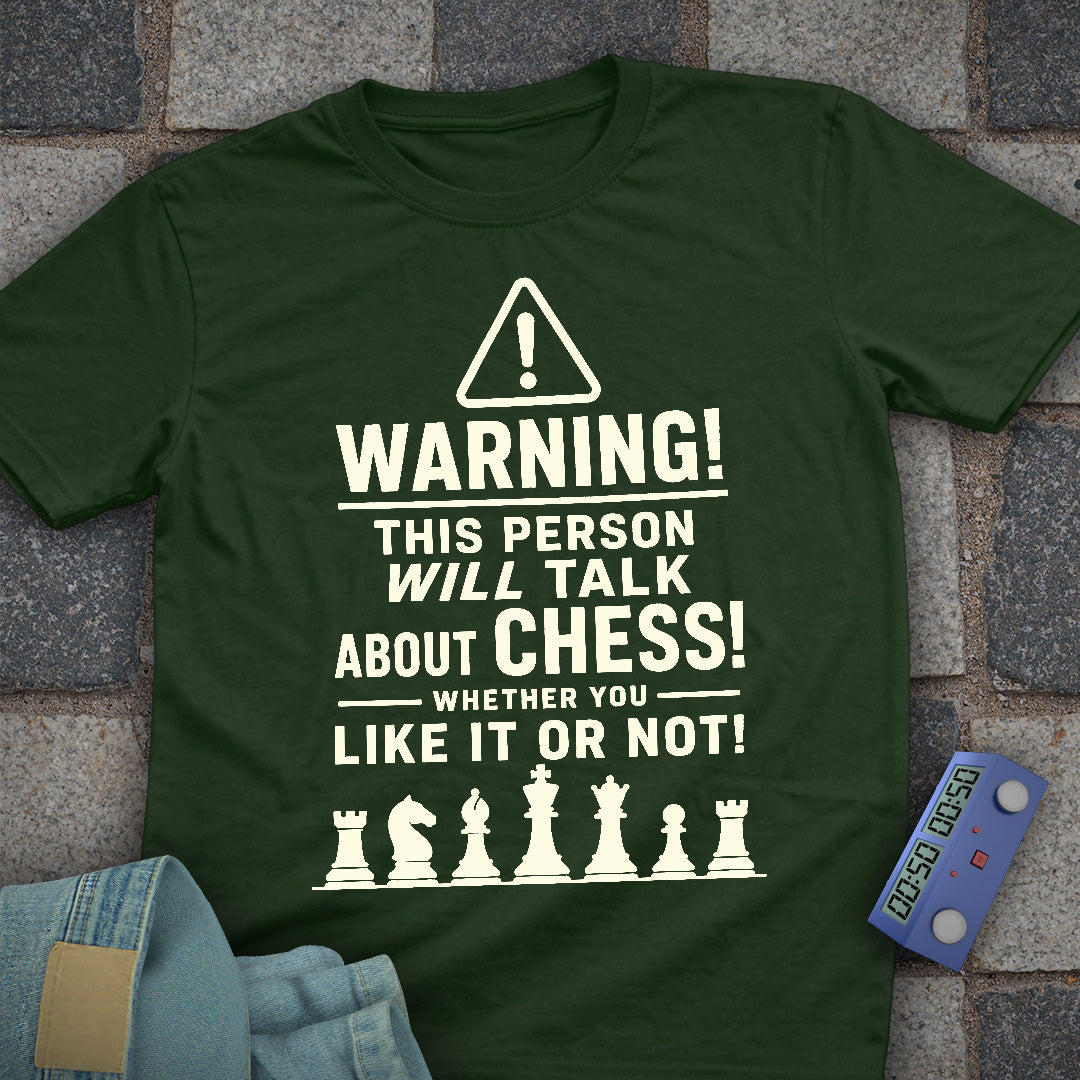 Warning Chess T-Shirt