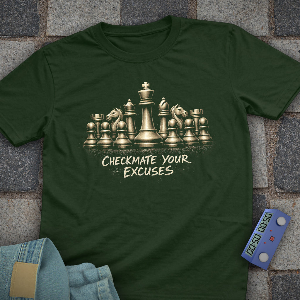 Checkmate Excuses Chess T-Shirt