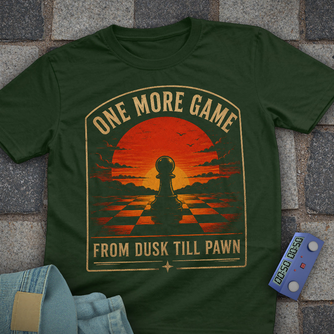 Dusk till Pawn Chess T-Shirt