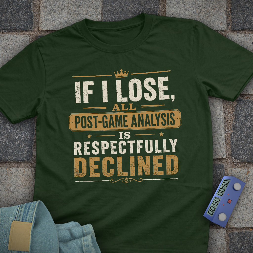 Post Game Declined Chess T-Shirt