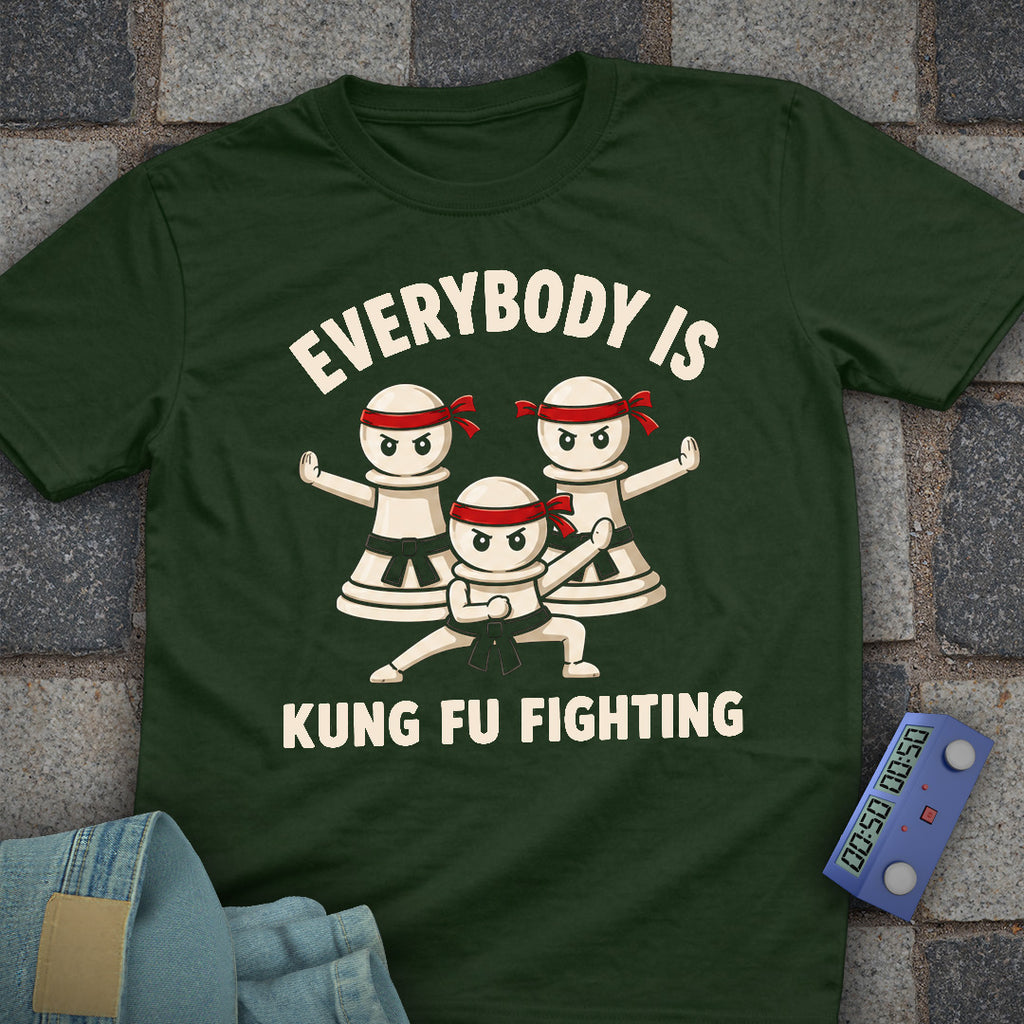 Kung Fu Fighting Chess T-Shirt